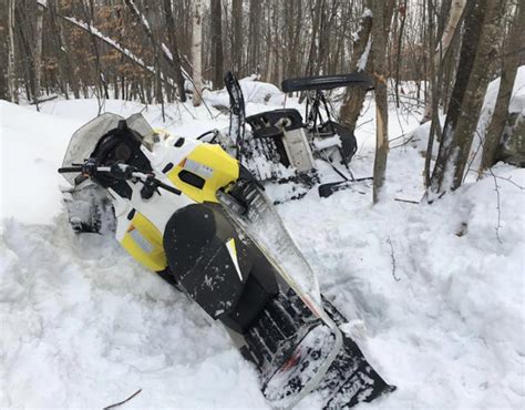 just now. . Snowmobile accident mn